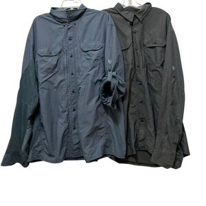 Kuhl Airspeed shirt bundle style 7191 blue and gray size XXL 2 shirts